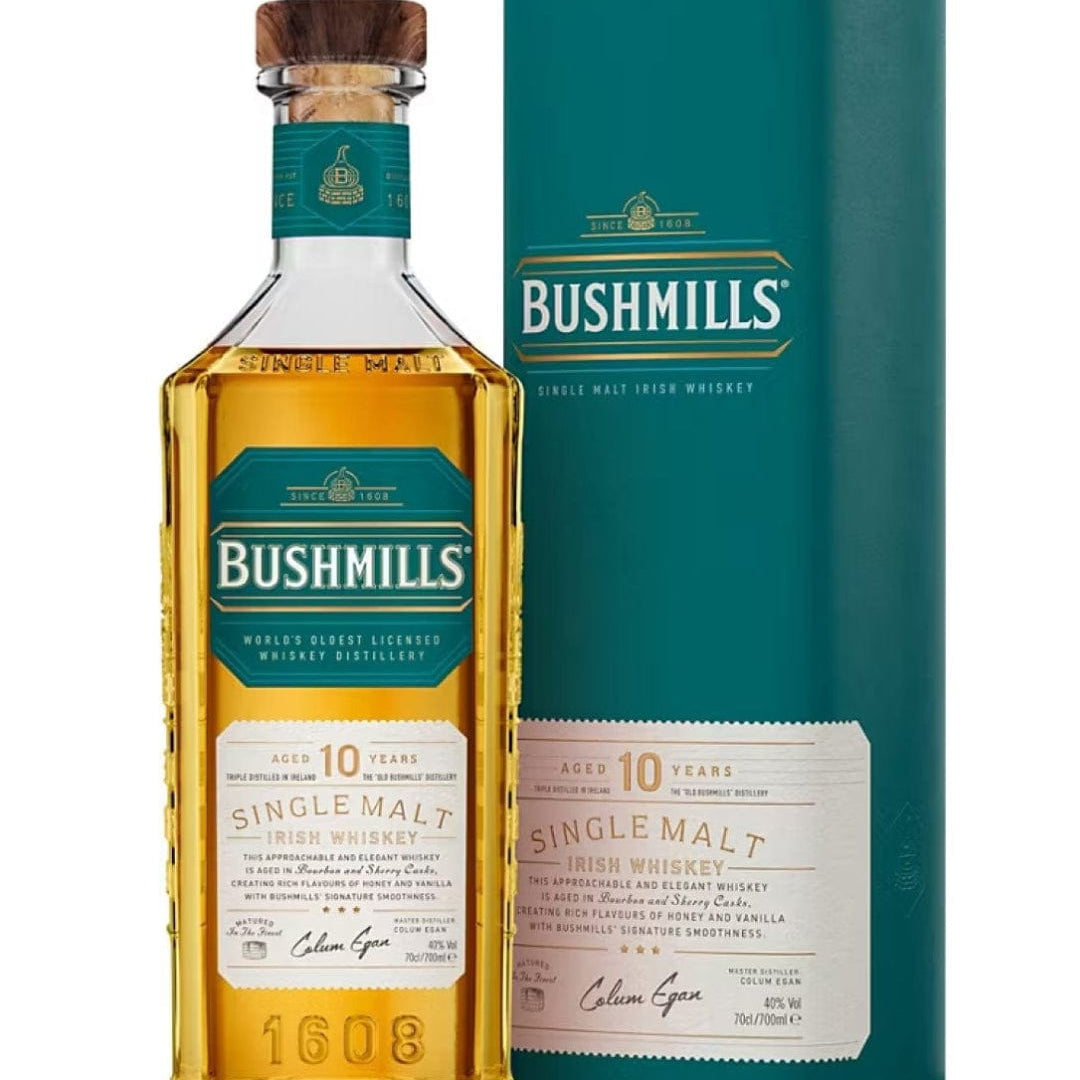 Bushmills 10 Year Old Whiskey, 70 cl