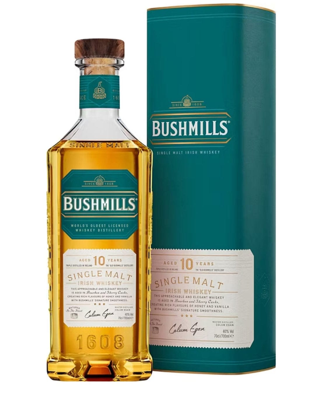 Bushmills 10 Year Old Whiskey, 70 cl