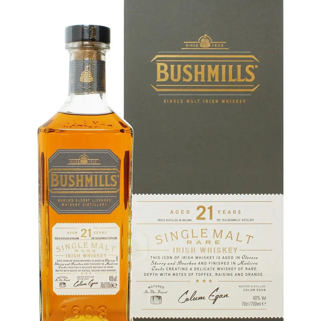 Bushmills 21 Year Old Whiskey, 70 cl