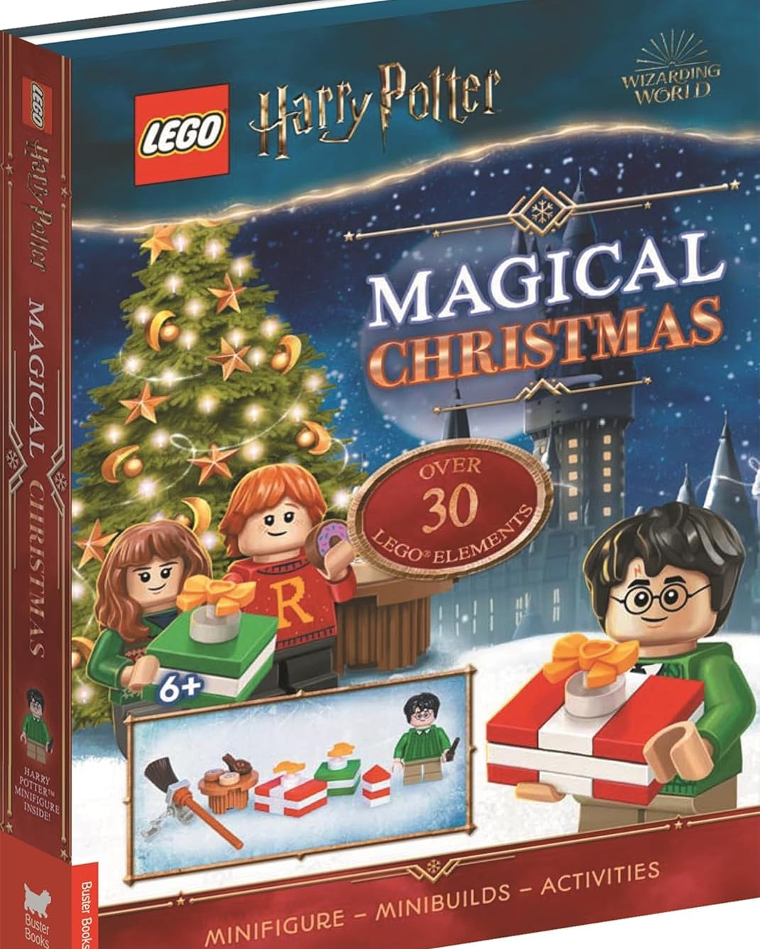Buster Books - Lego Harry Potter Magical Christmas Figure Toy English Activity and Story Book