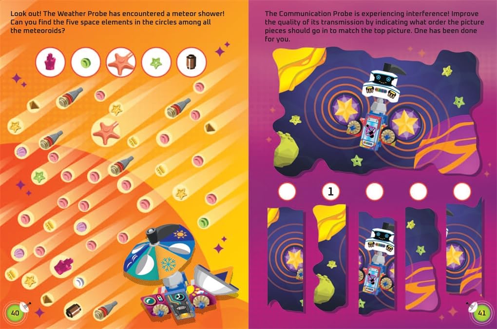 Buster Books - Lego Build and Stick Figure Toy English Activity and Story Book