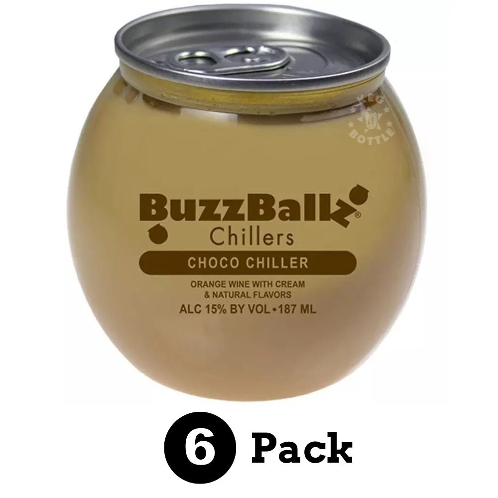 BuzzBallz Chillers Choco Chiller 6-Pack (187 ml x 6)