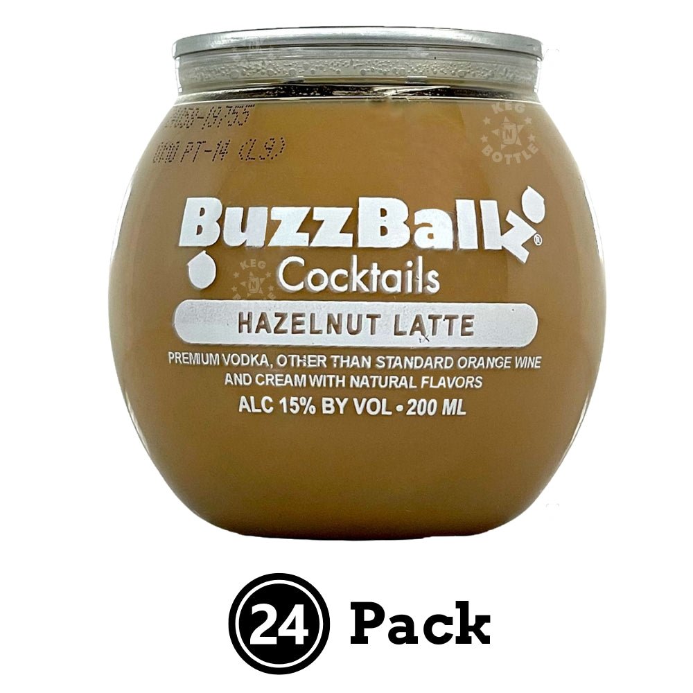 BuzzBallz Hazelnut Latte - 24 Pack (24 x 200 ml)