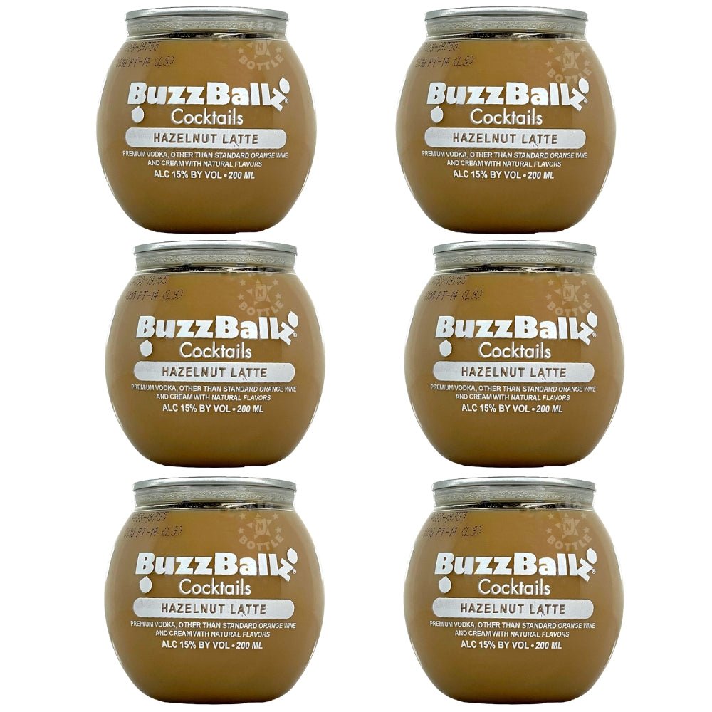 BuzzBallz Hazelnut Latte - 6 Pack (6 x 200 ml)