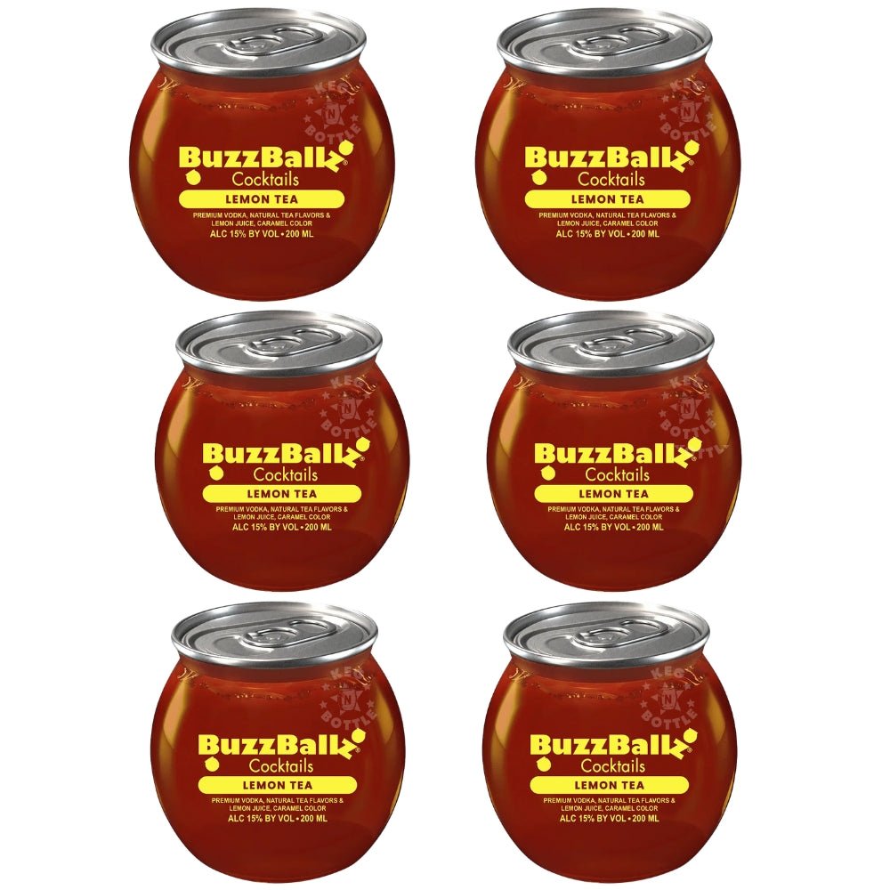 BuzzBallz Lemon Tea - 6 Pack (6 x 200 ml)