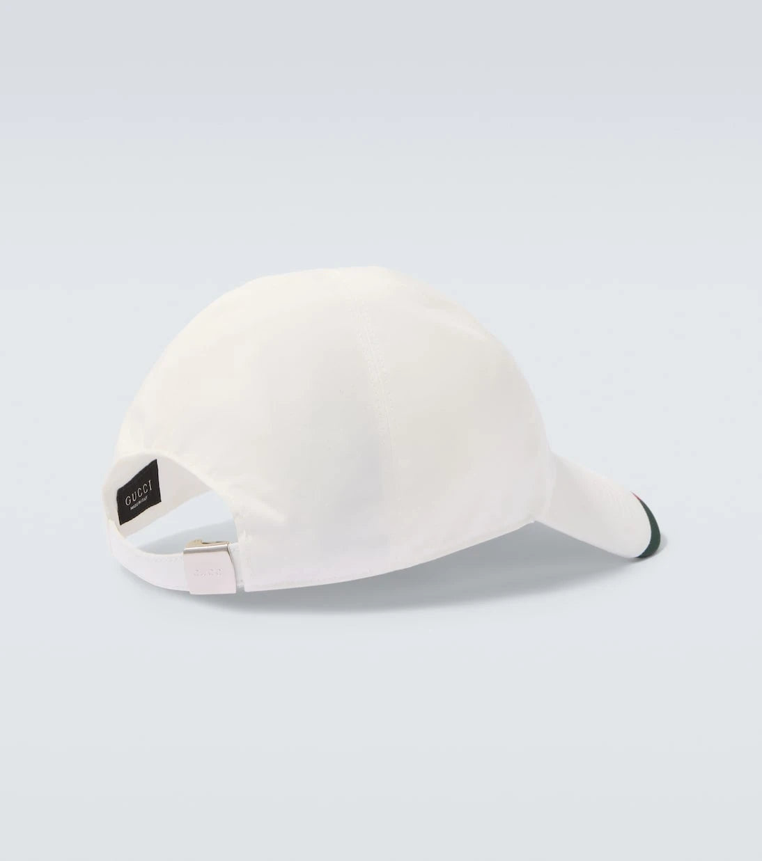 Gucci - Web Stripe cotton-blend baseball cap