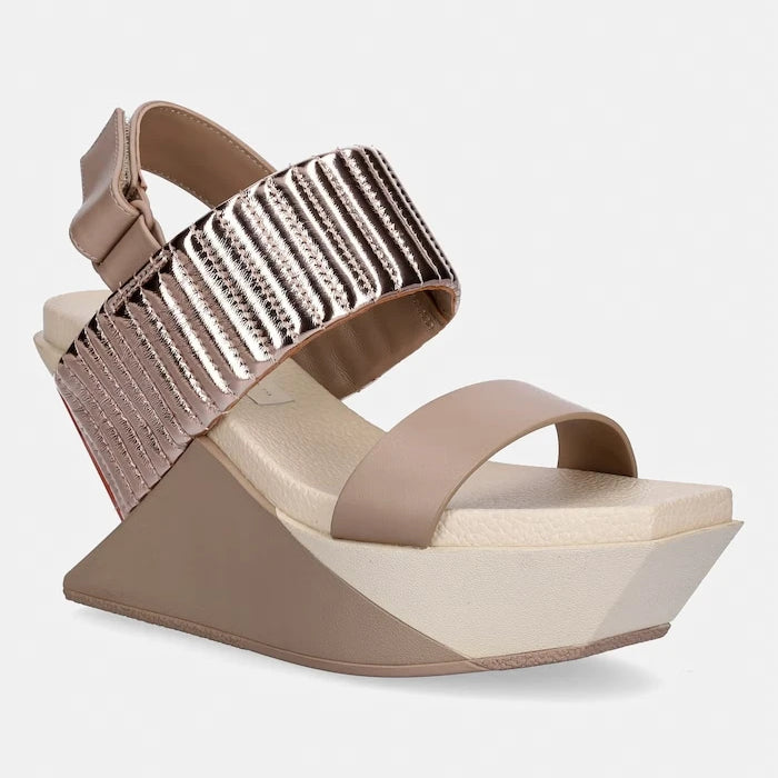 United Nude Deri Dolgu Topuk Sandalet Delta Wedge Puffier