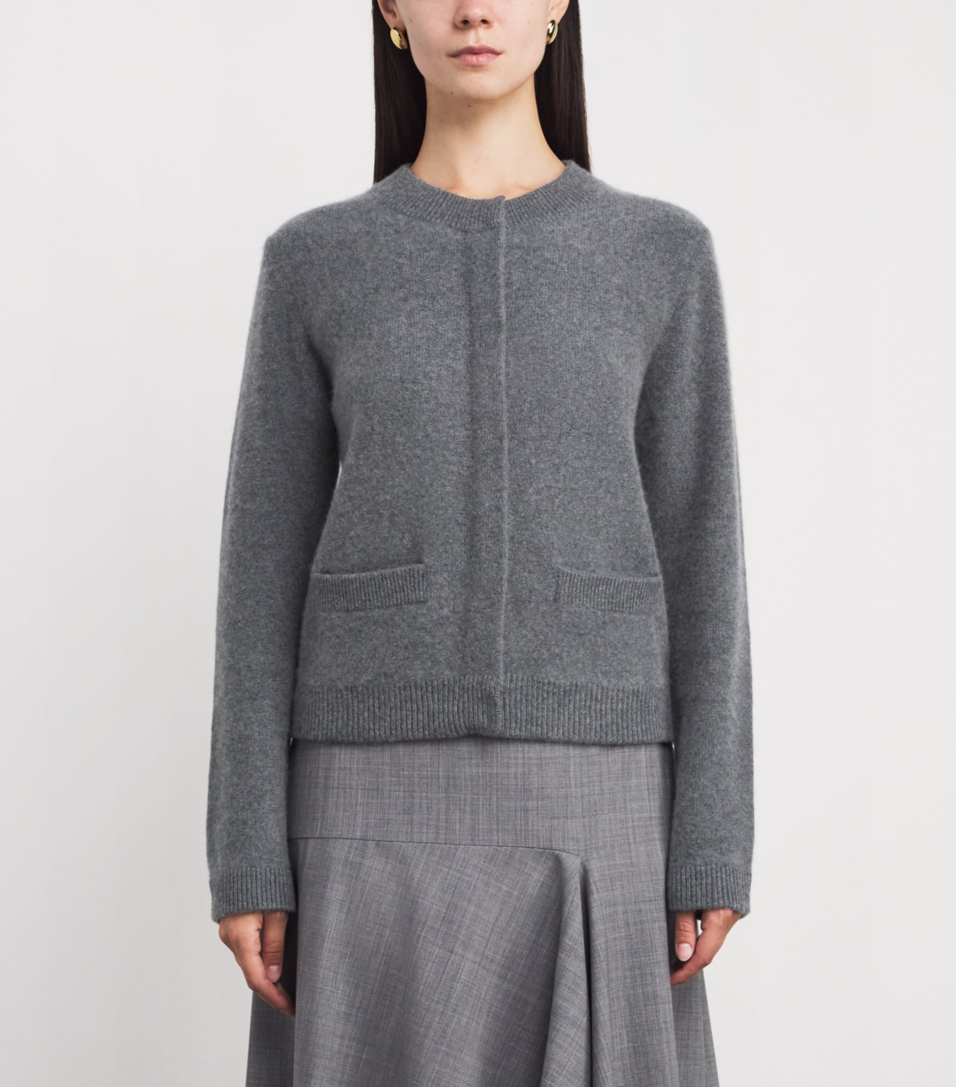 Vince Grey Cashmere Cardigan