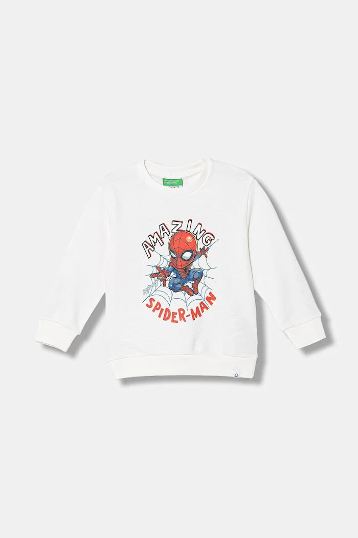 United Colors of Benetton çocuk pamuklu sweatshirt