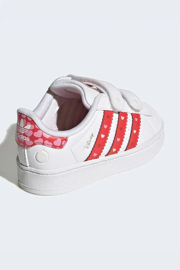 adidas Originals DISNEY SUPERSTAR LED LIGHTS çocuk süet spor ayakkabılar