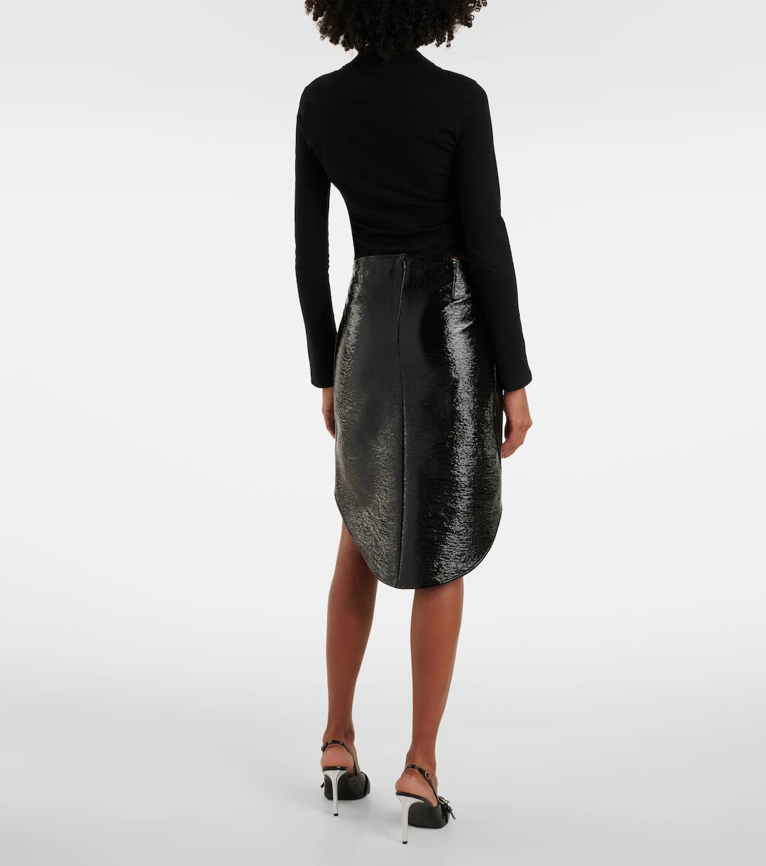 Courrèges - Asymmetric midi skirt