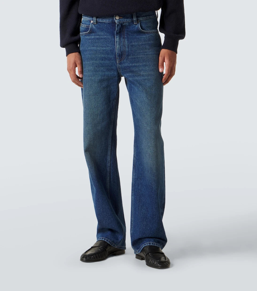 The Row - Vanya faded wide-leg jeans