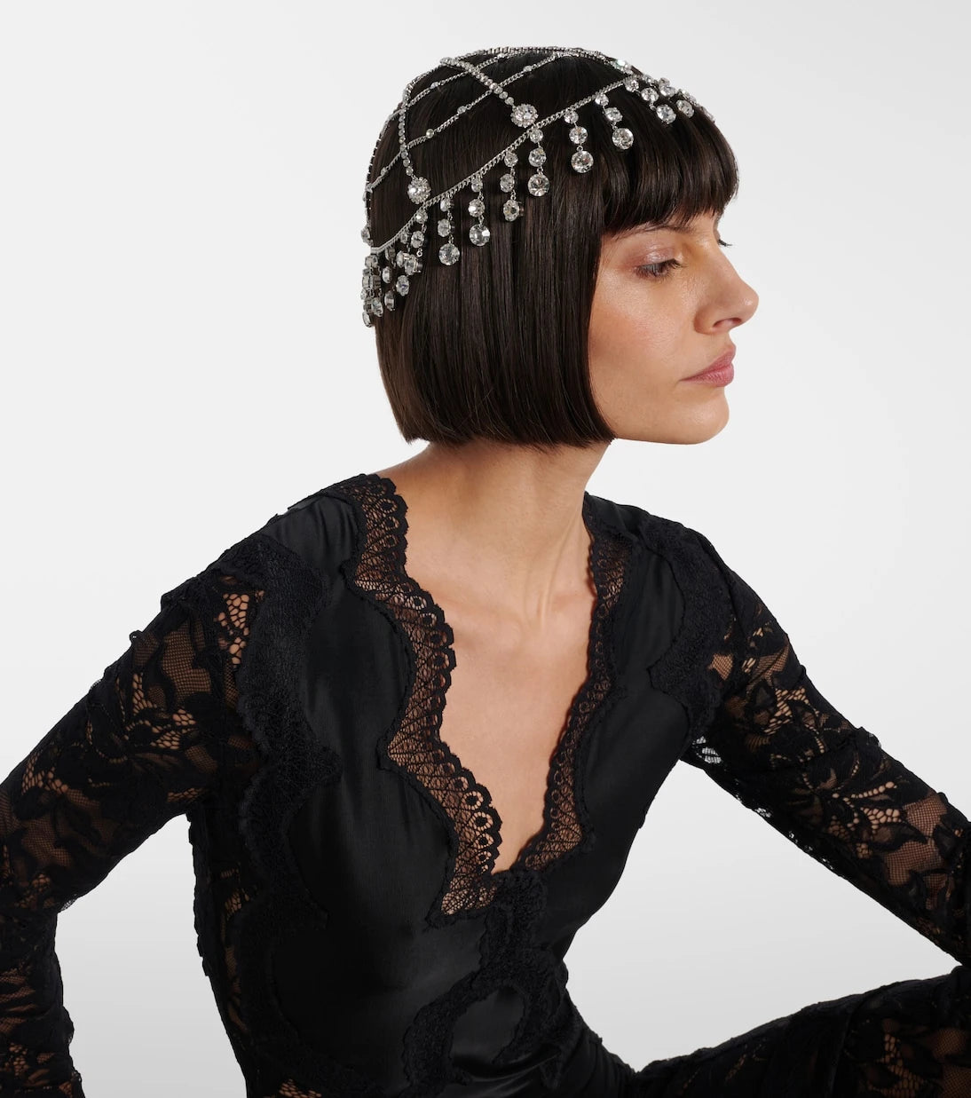 Rabanne - Crystal-embellished headband