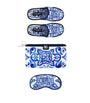 Dolce & Gabbana Casa Majolica Slippers and Sleep Mask Travel Set