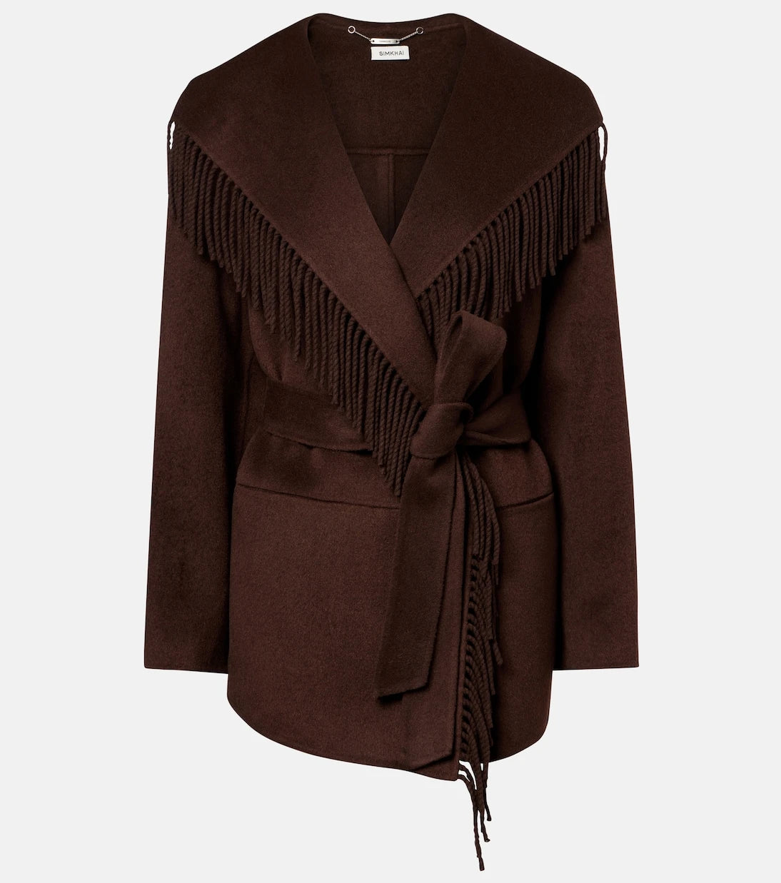 Simkhai - Rowen fringed wool-blend jacket