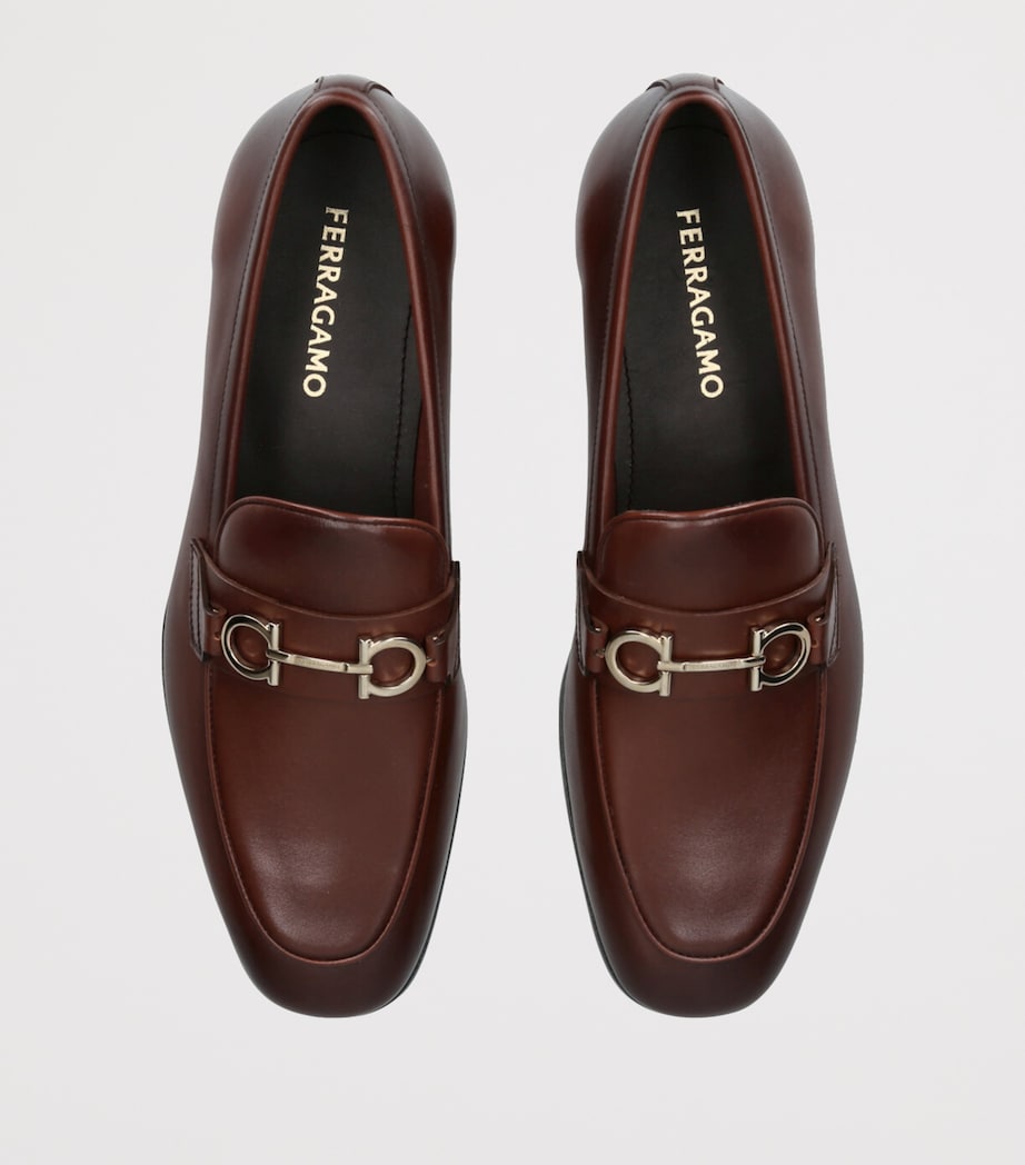 Salvatore Ferragamo Leather Balty Loafers