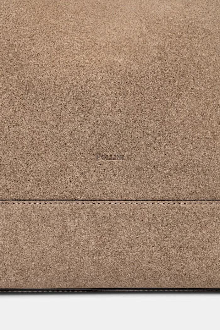 Pollini чанта tote дамска от велур