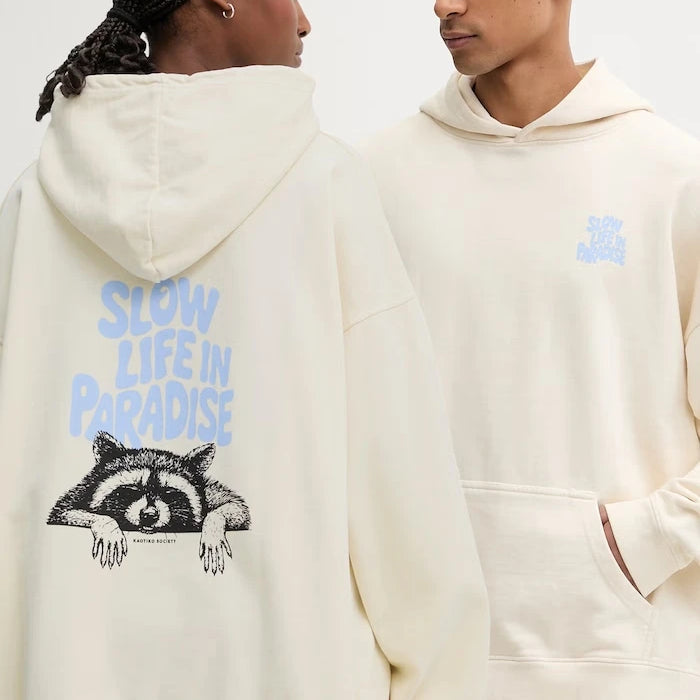 Kaotiko Kapüşonlu Pamuklu Sweatshirt