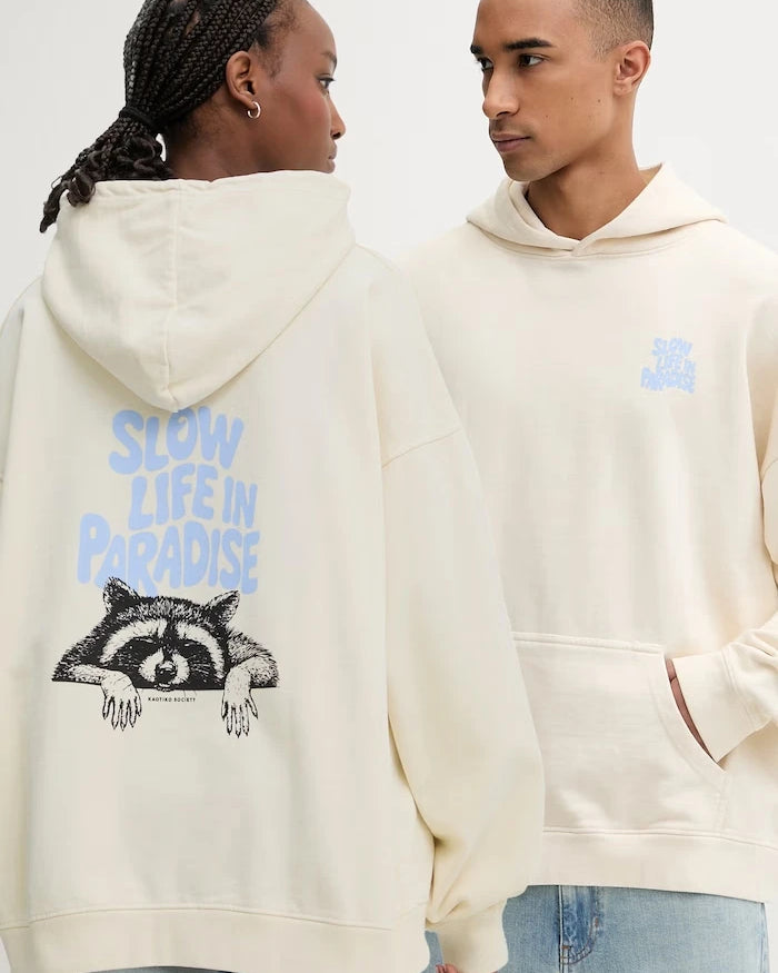 Kaotiko Kapüşonlu Pamuklu Sweatshirt