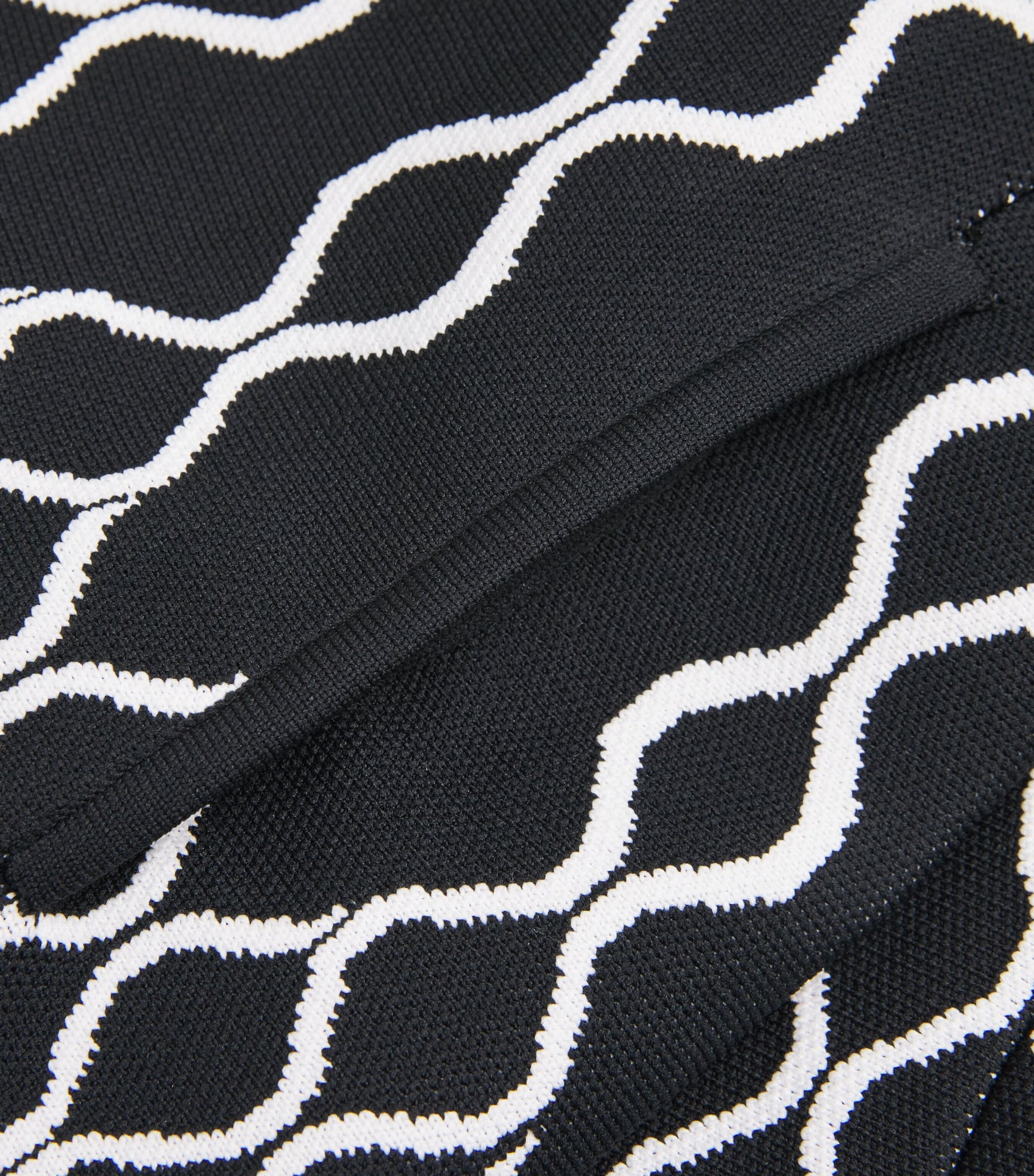 Maje Multi Jacquard Knit Midi Dress