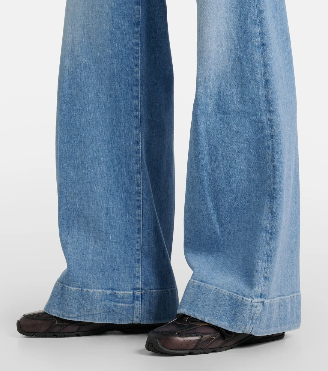 7 For All Mankind - High-rise wide-leg jeans