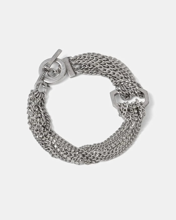 AllSaints Erkek Metal Bileklik
