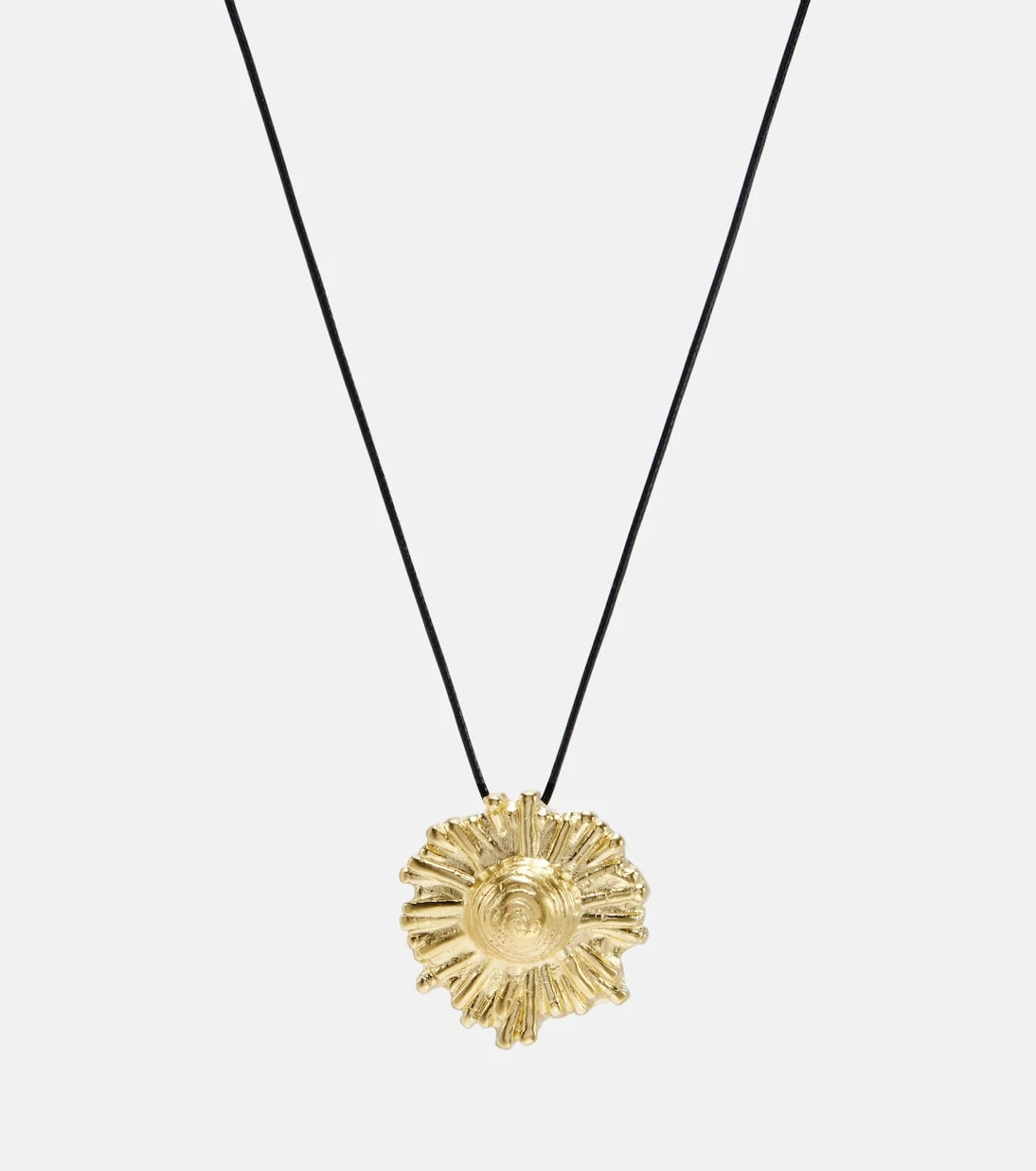 Ysso - Ilios 24kt gold-plated pendant necklace