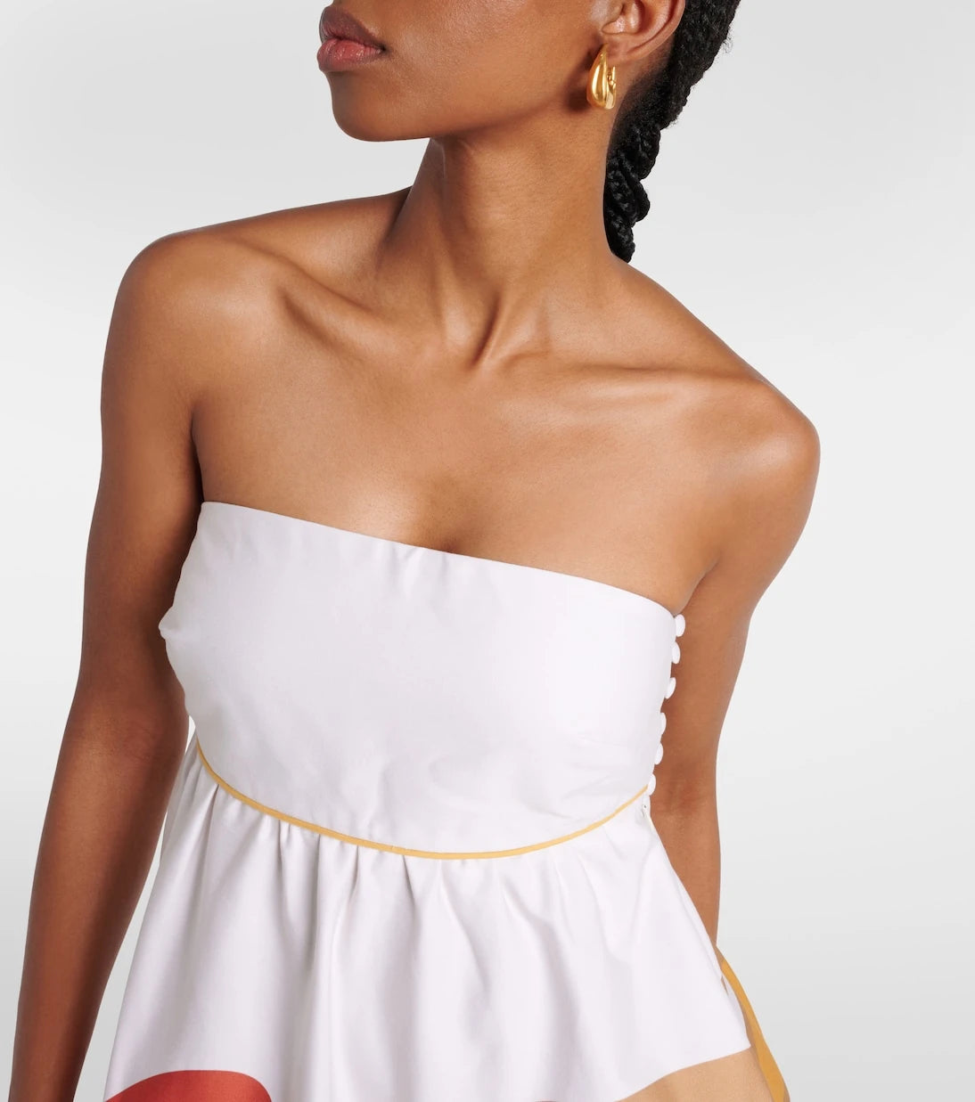 Adriana Degreas - Algae cotton-blend maxi dress