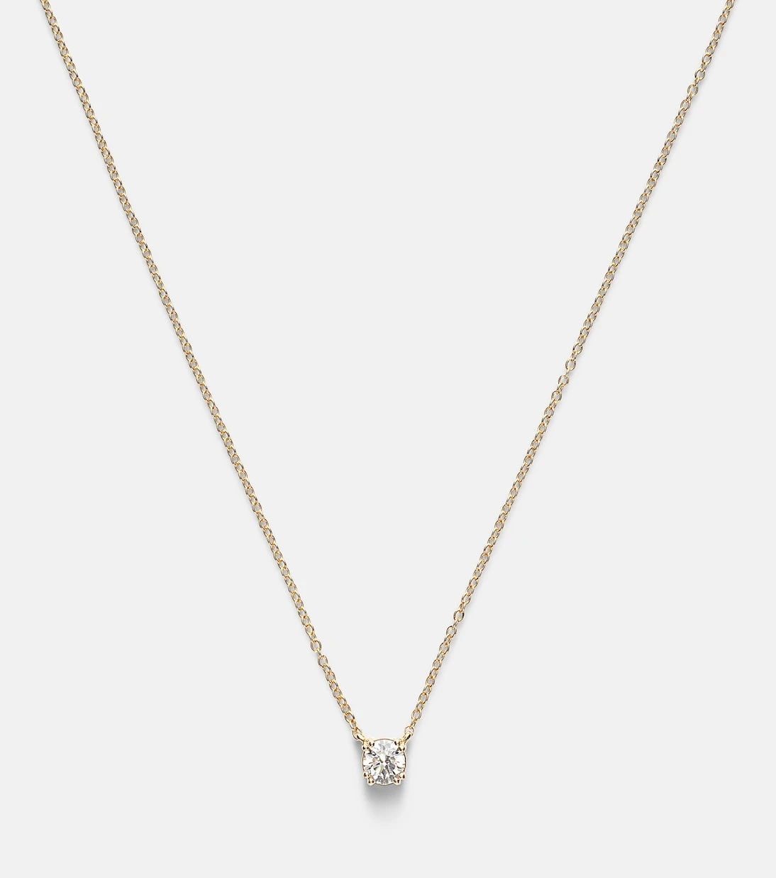 Stone and Strand - Essential 14kt gold necklace with diamonds