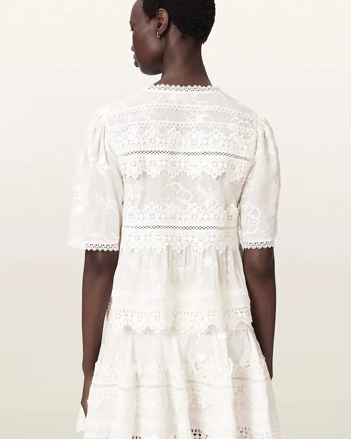 AllSaints pamuklu kadın bluz LILLITH