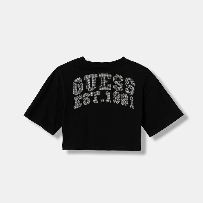 Детска памучна тениска Guess