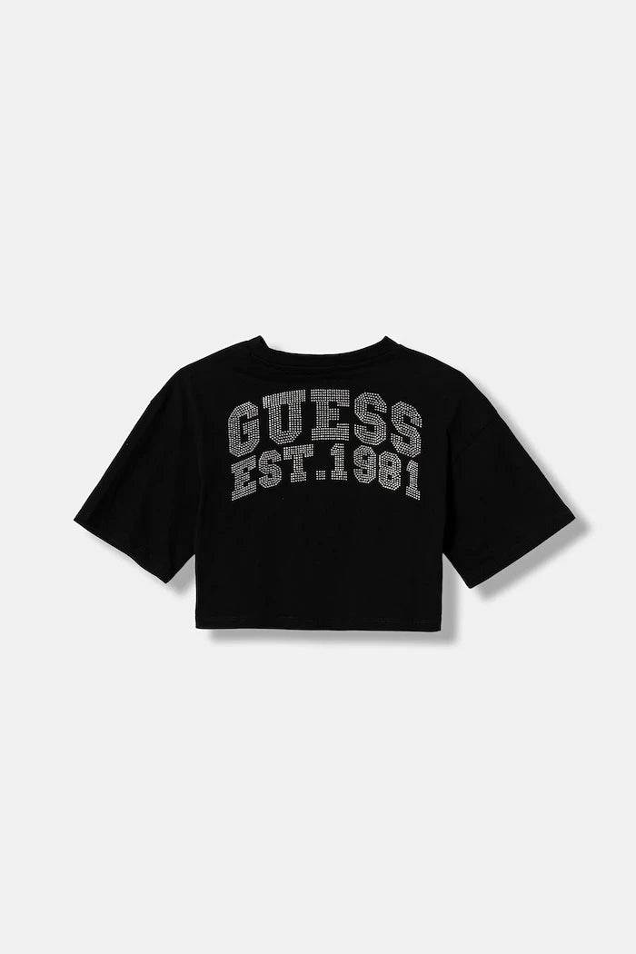 Детска памучна тениска Guess