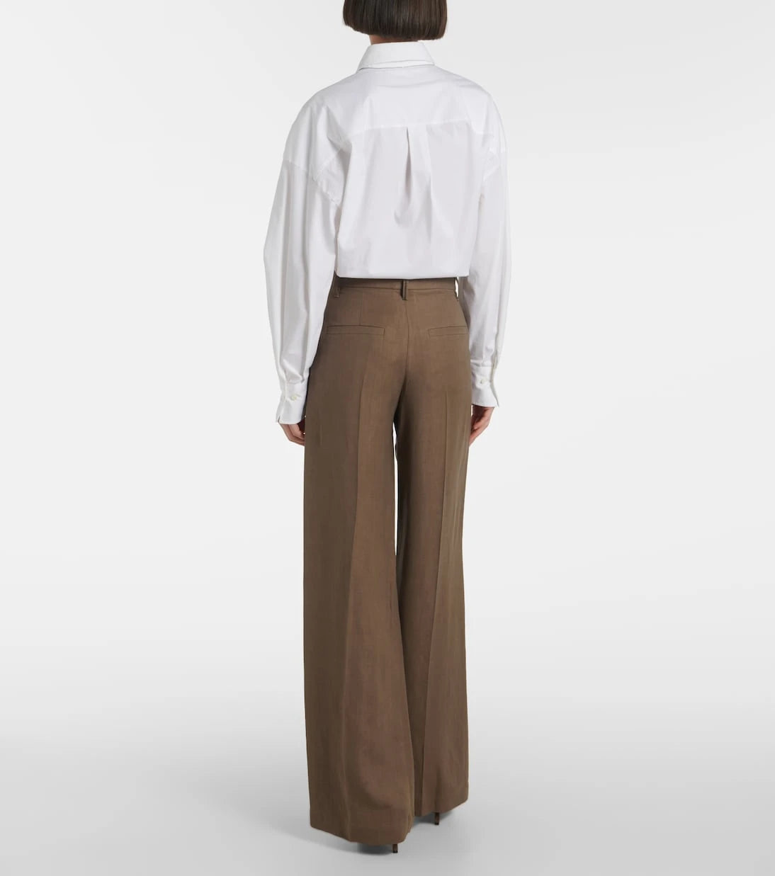 Brunello Cucinelli - High-rise wide-leg pants