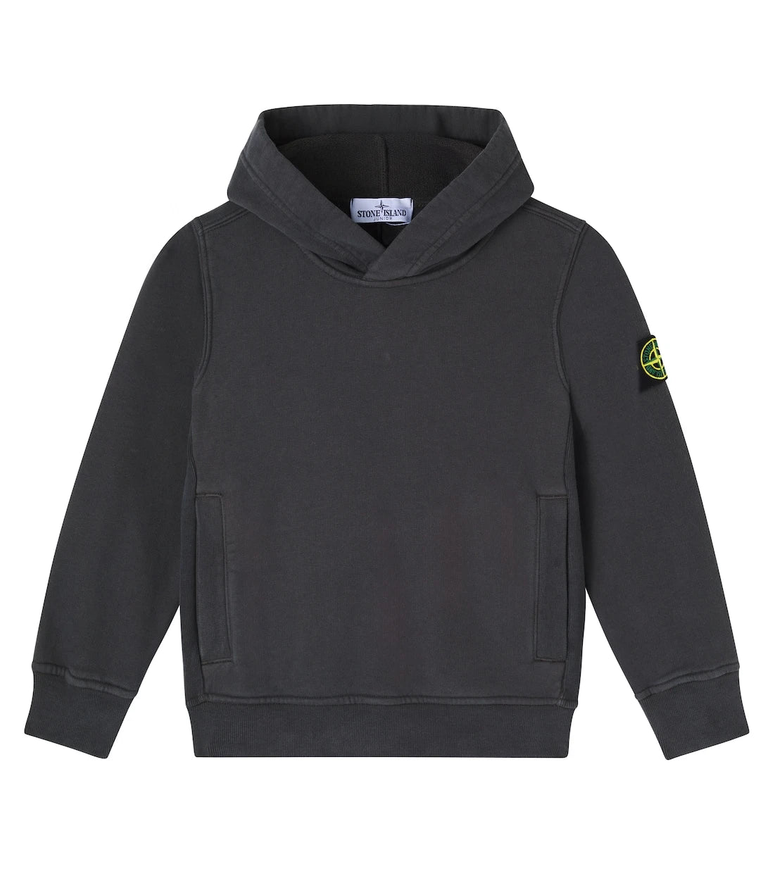 Stone Island Junior - Compass cotton jersey hoodie