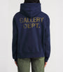 Cotton Logo Paint Hoodie VINTAGE NAVY
