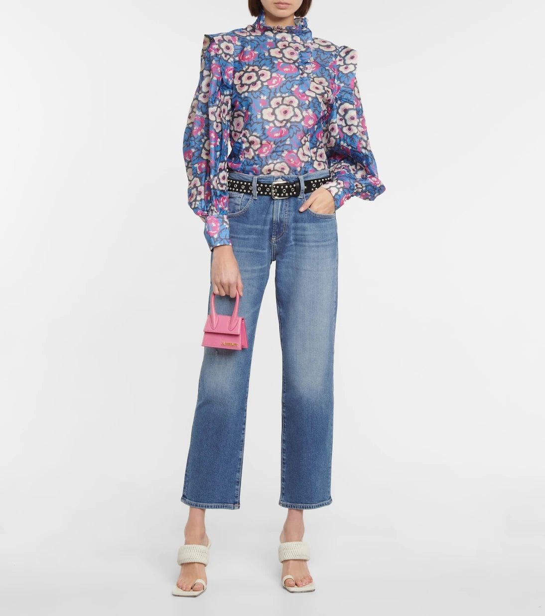 AG Jeans - Boyfriend Wide high-rise straight jeans