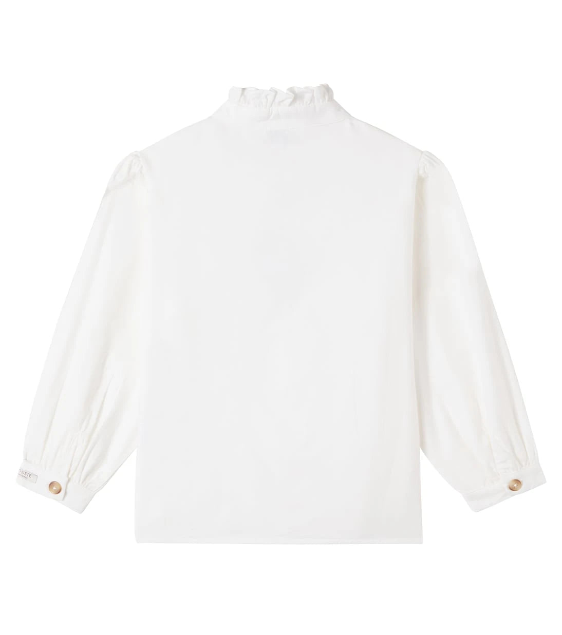 Donsje - Fini ruffled cotton blouse