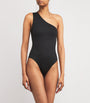 Black Pareo-Detail Yacare Swimsuit