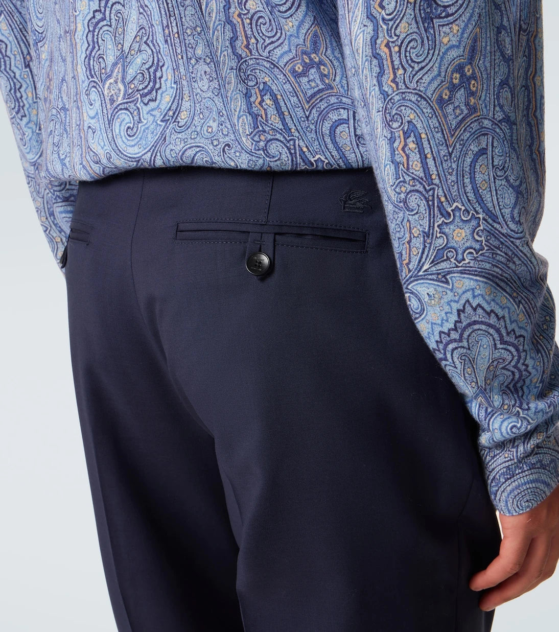 Etro - Wool slim pants