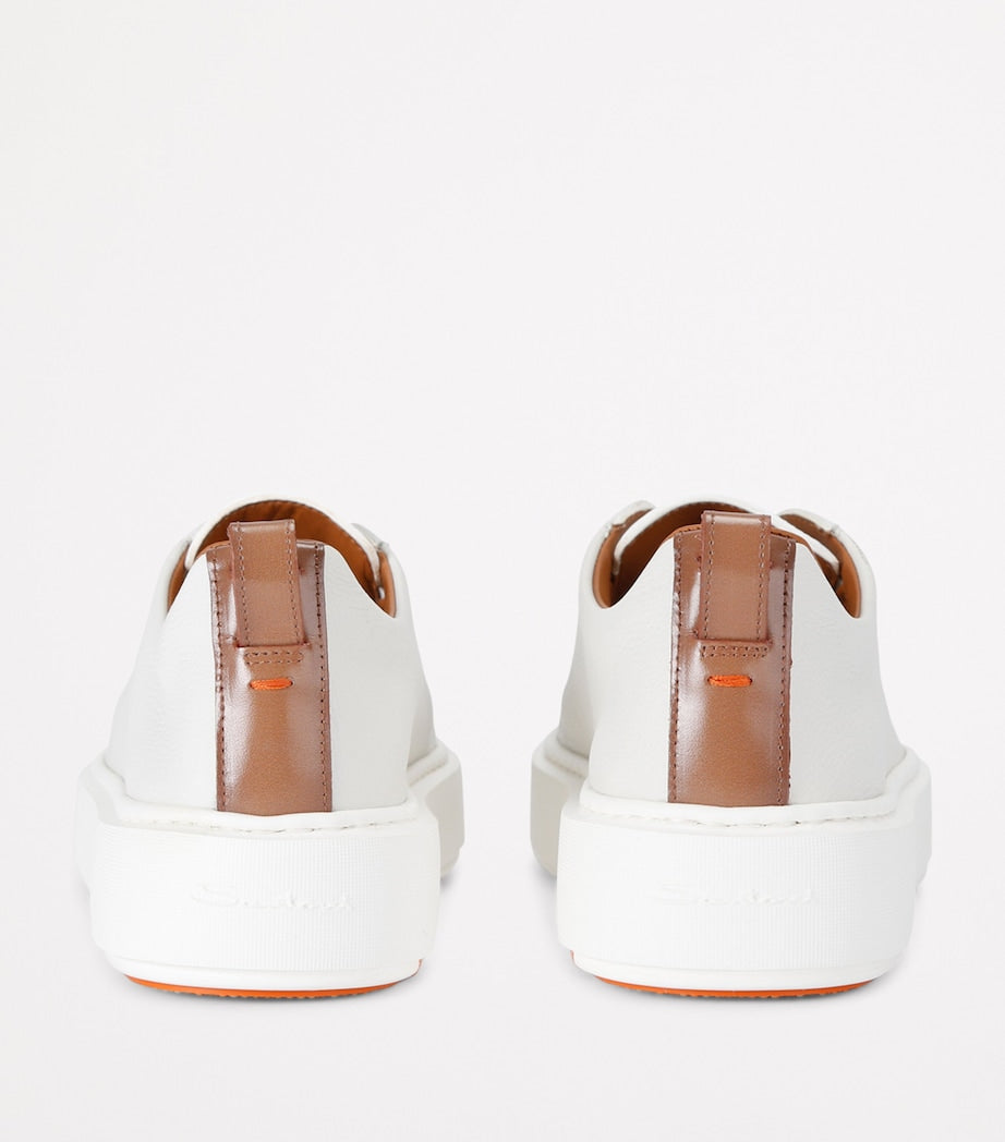 White Leather Victory Sneakers