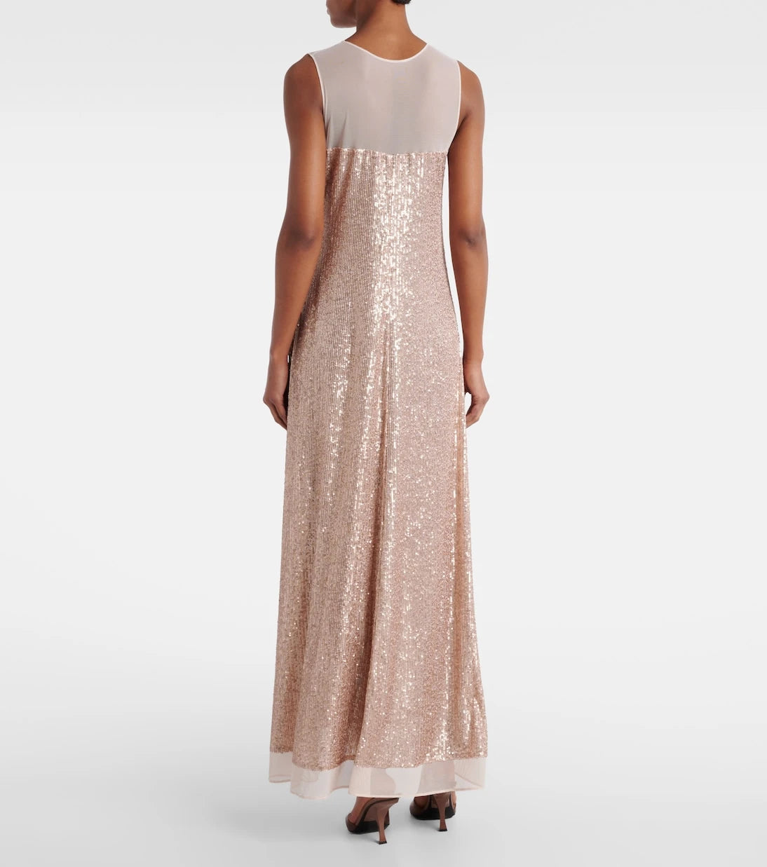 Norma Kamali - Floral-appliqué sequined gown