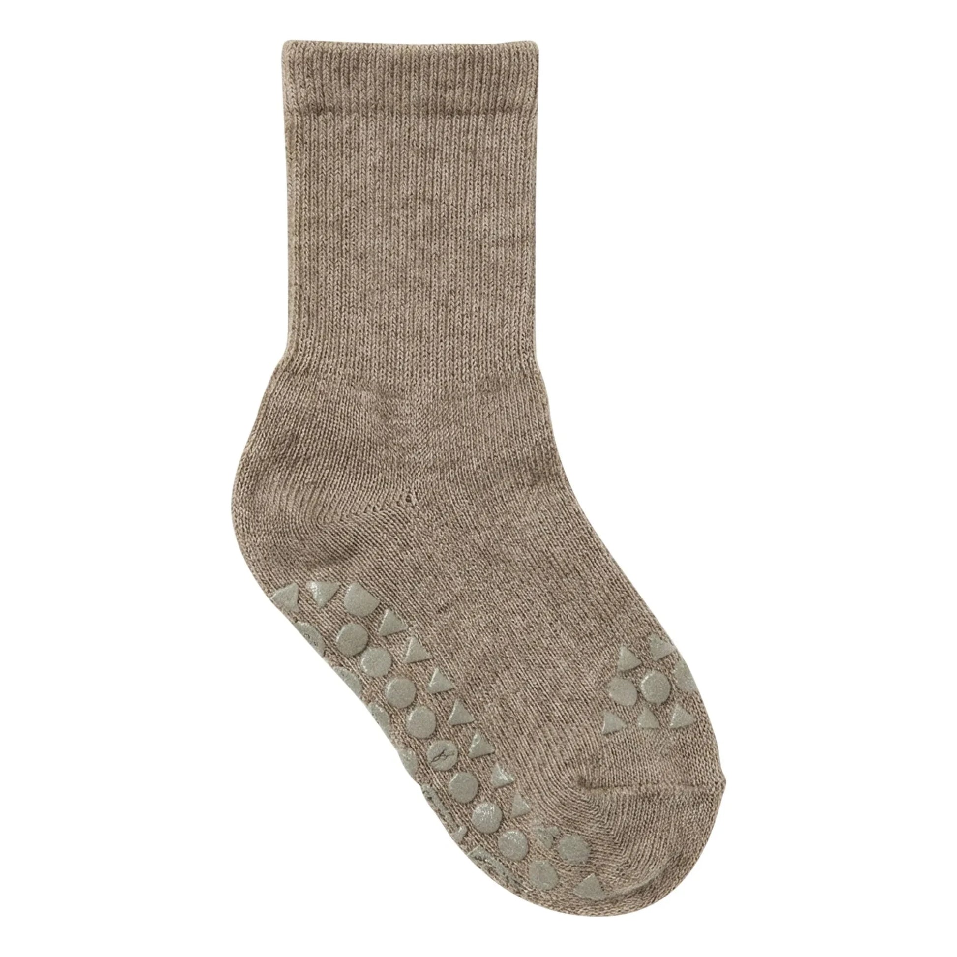 GOBABYGO - Anti-slip Merino Wool Socks | Camel