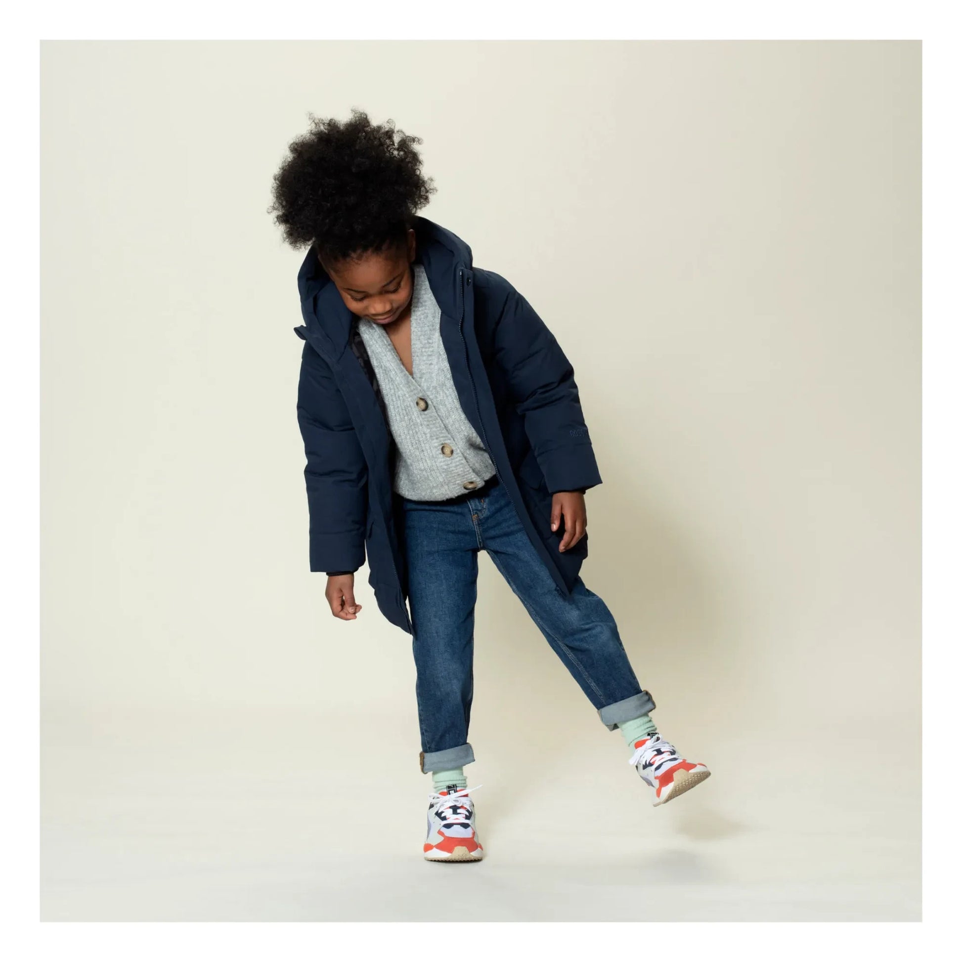 Gosoaky - Tiger Eye down jacket | Midnight blue