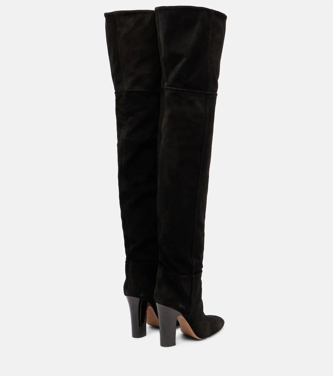 Paris Texas - Lavinia suede over-the-knee boots