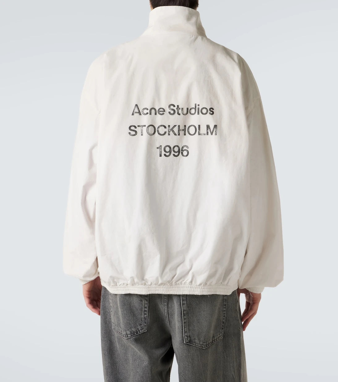 Acne Studios - Logo cotton poplin bomber jacket