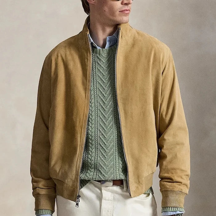 Polo Ralph Lauren Erkek Süet Geçiş Ceketi