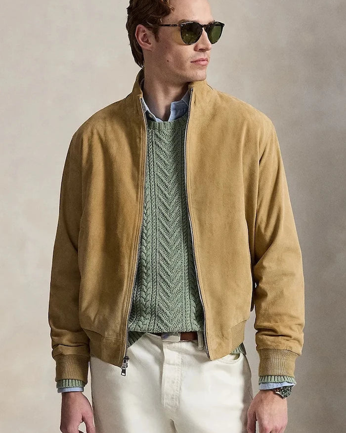 Polo Ralph Lauren Erkek Süet Geçiş Ceketi
