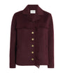 Claudie Pierlot Brown Wool-Blend Fringe Jacket