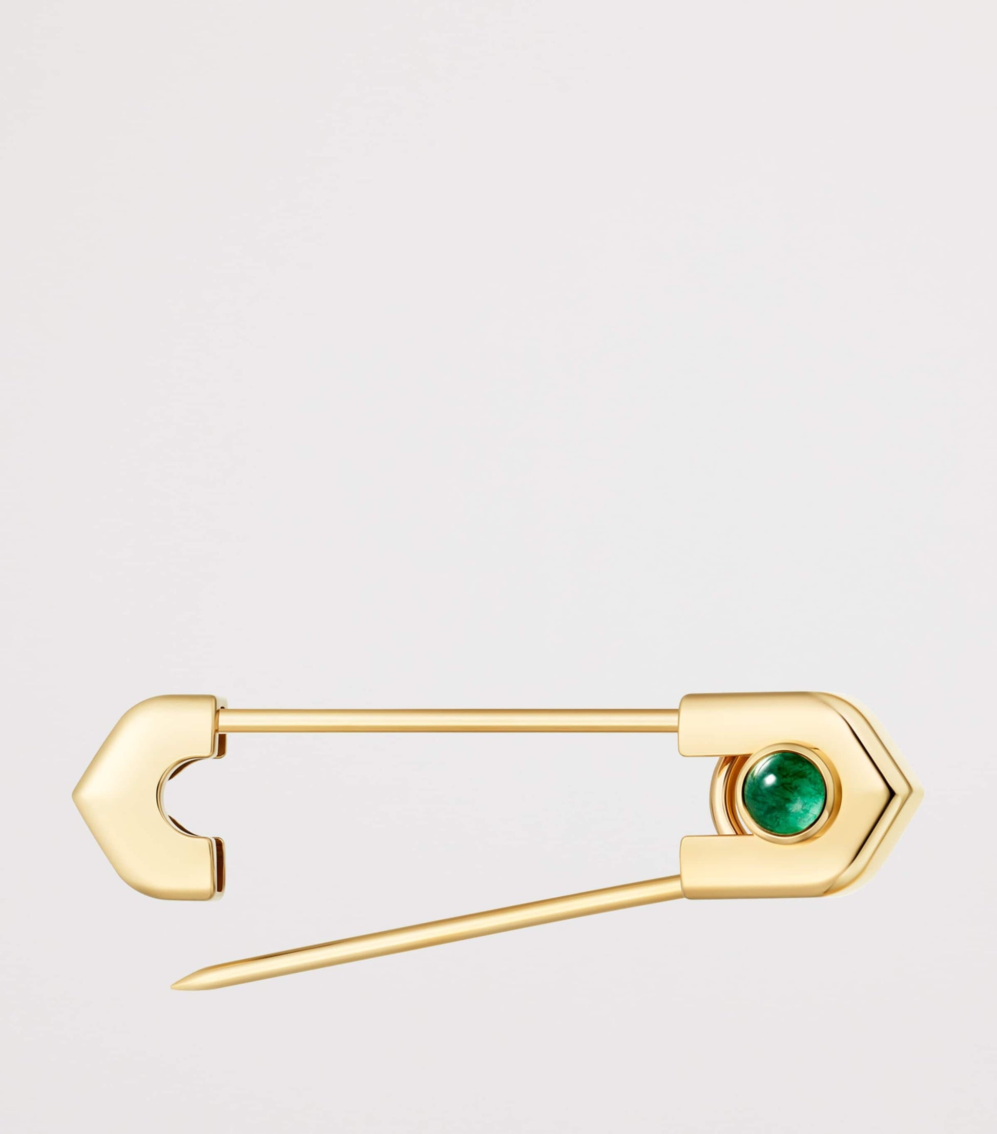 Yellow Gold and Aventurine C de Cartier Tie Pin
