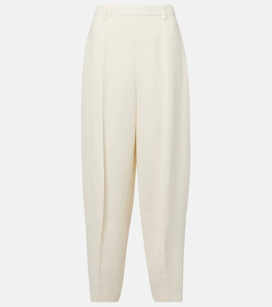 Loro Piana - Bob linen crêpe tapered pants